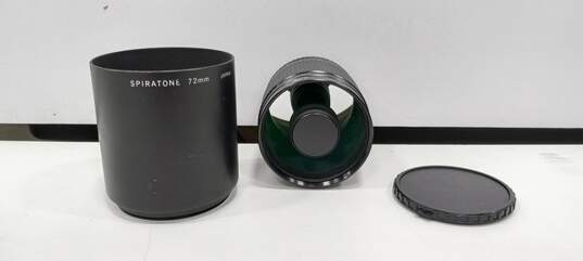 Spiratone 1:8 500mm Minitel-m Plura Coat w/Spiritone Optical 72mm Filter image number 1