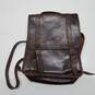 Toro Firenze Brown Leather Foldover Vintage Bag image number 1