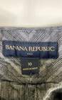 Banana Republic Women Blue Striped Shorts Sz 10 image number 3