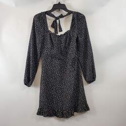 Urban Outfitter Women's Black Polka Dot Mini Dress SZ S NWT