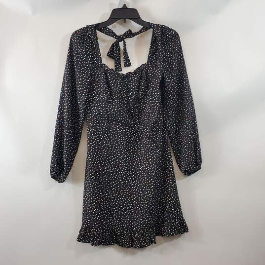 Urban Outfitter Women's Black Polka Dot Mini Dress SZ S NWT image number 1