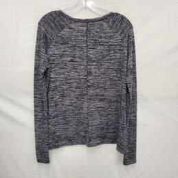 NWT rag & bone Heather Gray & Black Long Sleeve Sweater Size XS alternative image