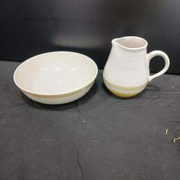 Franciscan Serving bowl and Pitcher