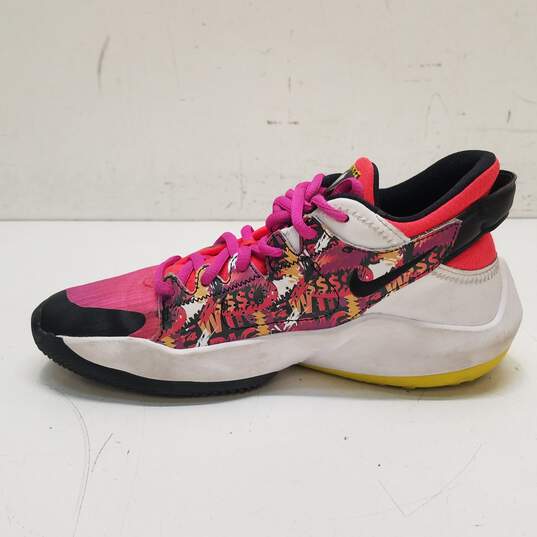 Nike Zoom Freak 2 Gradient Fade (GS) Athletic Shoes Bright Crimson Fire Pink CT4592-600 Size 5Y Women's Size 6.5 image number 2