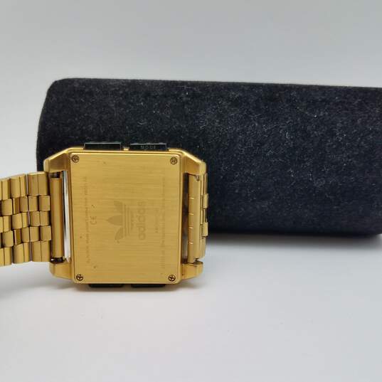 Adida By Nixon Z01513-00 39mm WR 50m Gold Digital Casual Watch 107g image number 6