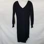 Burberry Black Knit Bodycon Dress Wm Size S AUTHENTICATED image number 2