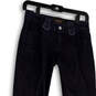 Womens Blue Dark Wash Denim Pockets Stretch Regular Fit Bootcut Jeans Size 2 image number 4