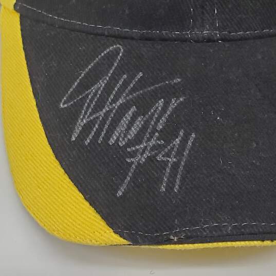 Signed Vintage Monster Energy Tech3 Motorcycle Racing Promo Baseball Cap image number 2