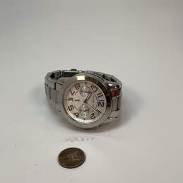 Designer Michael Kors Mercer MK-5725 Silver-Tone Round Analog Wristwatch alternative image