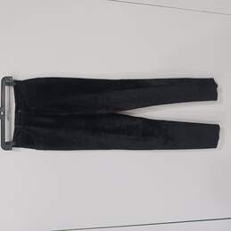Women's Black Suede Pants Size 2