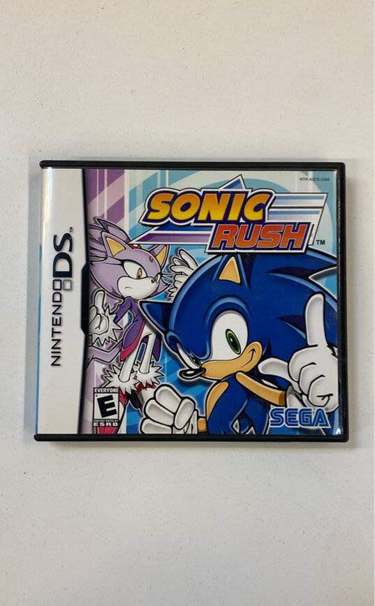 Sonic Rush - Nintendo DS (CIB) image number 1