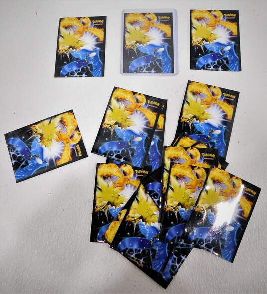 Very Rare Lot of 16 Official Pokemon Nintendo Articuno Zapdos Moltres Card Sleeves image number 1