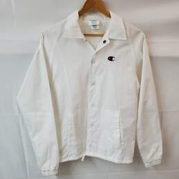 Champion Men's Coach Jacket White in X-Small