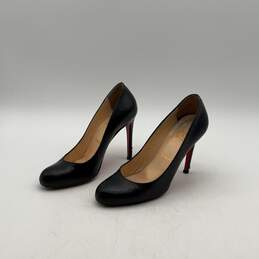 Christian Louboutin Womens Black Slip On Stiletto Pump Heels Size 38 w/ COA alternative image