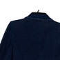 NWT Womens Blue Long Sleeve Notch Lapel Two Button Blazer Size M Petite image number 4