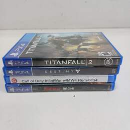 Bundle of 4 Assorted PlayStation 4 Video Games
