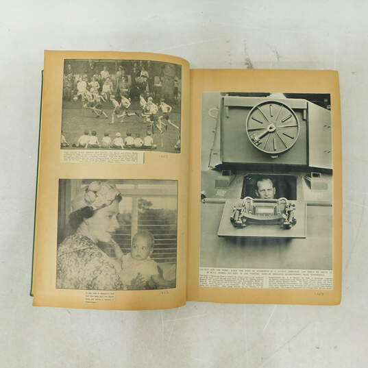 MCM Mid Century Modern Scrapbook Filled W/ News Clippings British Royal Family Queen Elizabeth II image number 3