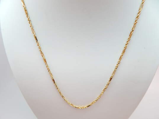 10K Yellow Gold Chain Necklace 7.2g image number 3