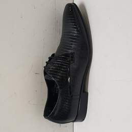 Braun Buffel Black Leather Dress Shoes Men Size 7.5