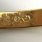 Designer Swarovski Gold-Tone Sparkling CZ Bangle Bracelet w/ Dust Bag image number 4