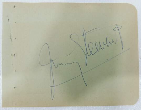 Hollywood Legend Jimmy Stewart Autograph image number 1