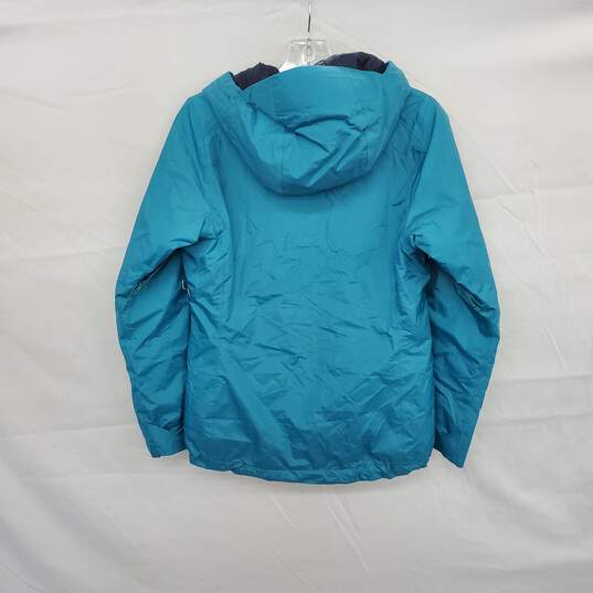 Patagonia Turquoise Hooded Full Zip Jacket WM Size XS image number 2