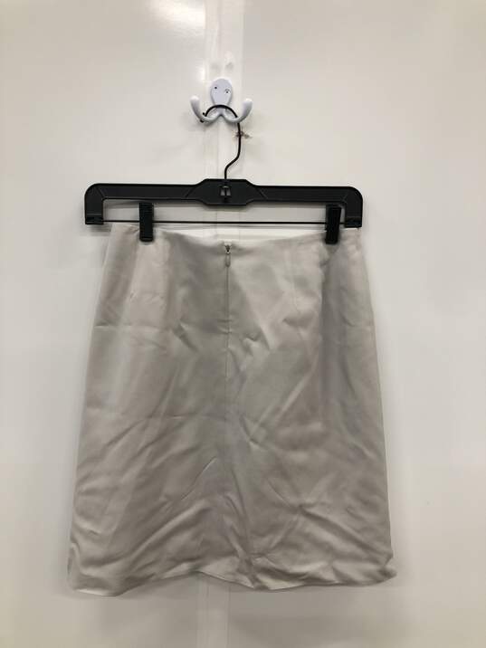 Women's SZ 4 Grey 100% Wool Lining Skirt image number 2