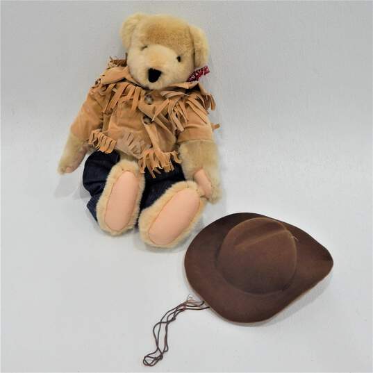 Vintage Wild West Cornelius Vanderbear Cowboy Plush Stuffed Animal Teddy Bear image number 1