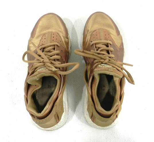 Nike Air Huarache Run Rose Gold Women's Shoe Size 6.5 image number 2