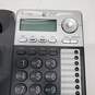 AT&T 2 Line Speakerphone Corded Landline Telephone Large Keys Clear Speed Dial List image number 3
