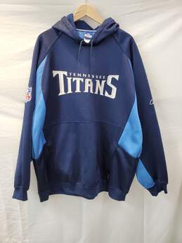 Reebok NFL Team Apparel Tennessee Titans Pullover Hooded Sweater Size XL