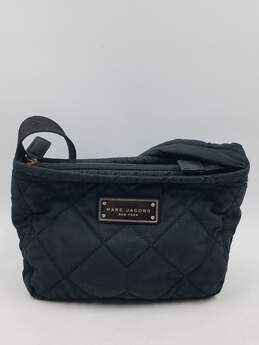 Authentic Marc Jacobs Black Quilted Mini Crossbody