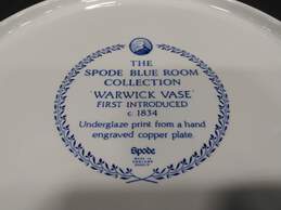 Vintage Blue Room Collection Warwick Vase Ceramic Cake Plate