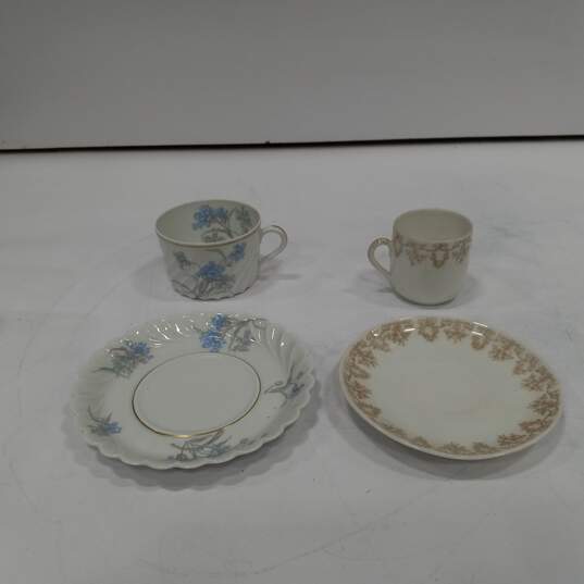 Vintage Teacups & Saucers Assorted 4pc Lot image number 3