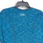 Mens Blue Heather Crew Neck Short Sleeve Pullover Activewear T-Shirt Sz 2XL image number 4