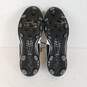 Mizuno Advanced Finch Elite 5  Men's Fastpitch Softball Cleats  Size 11.5  Color Black White image number 6