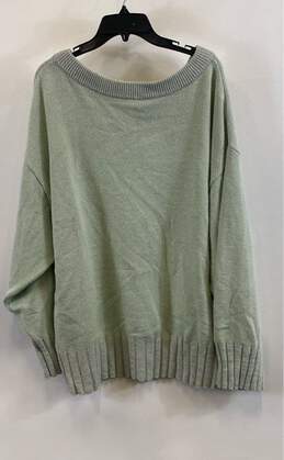 Free People Green Long Sleeve Sweater - Size Large alternative image