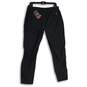 NWT Womens Black Flat Front Slash Pocket Pull-On Ankle Pants Size Large image number 2