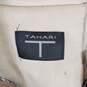 Tahari Women Beige Faux Leather Open Jacket S NWT image number 3