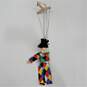 Vintage Lot Wooden Marionette String Puppets Mexico Senorita Clowns Pig image number 9