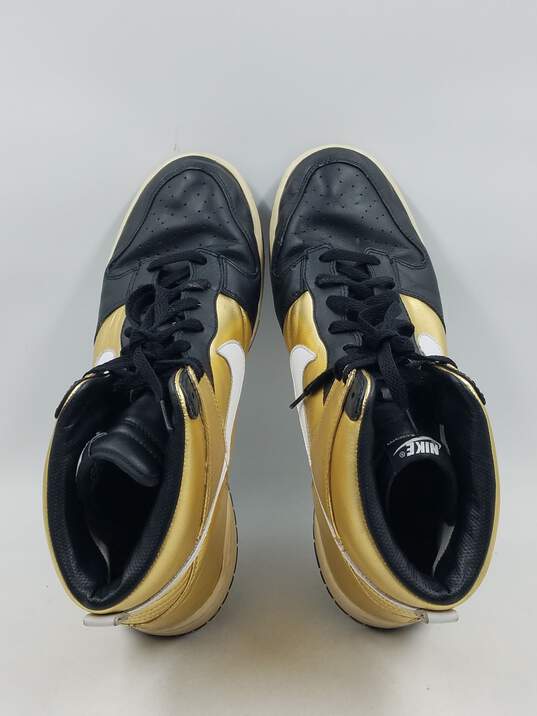 Authentic Nike Dunk Hi Premium Gold M 13 image number 6