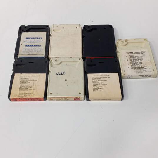 7PC Assorted Country Music 8-Track Cassette Bundle image number 3