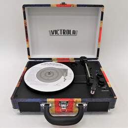 Victrola Journey Bluetooth Portable Suitcase Turntable Record Player (UK Flag) alternative image