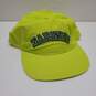 Vintage Seattle Mariners Neon Yellow Nylon Adjustable Snapback Hat #2 image number 1
