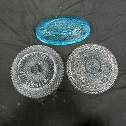 Bundle of 3 Cut Glass Dishes alternative image