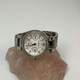 Designer Michael Kors Mini Parker MK-5615 Silver-Tone Analog Wristwatch