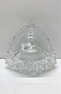 Mikasa Table Top -9.5 inch wide- Triangular Glass Crystal Bali Pattern Bowl alternative image