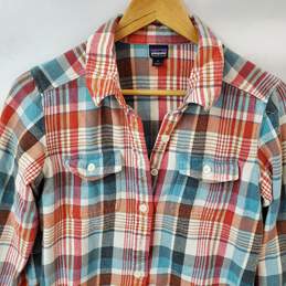 Patagonia Multicolor Flannel Plaid in Women's Size 2 alternative image