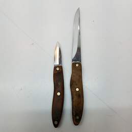 Cutco Wood Handled 5pc Knife Set in Hanging Case alternative image