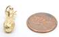 14K Yellow Gold Pineapple Charm Pendant 2.3g image number 6